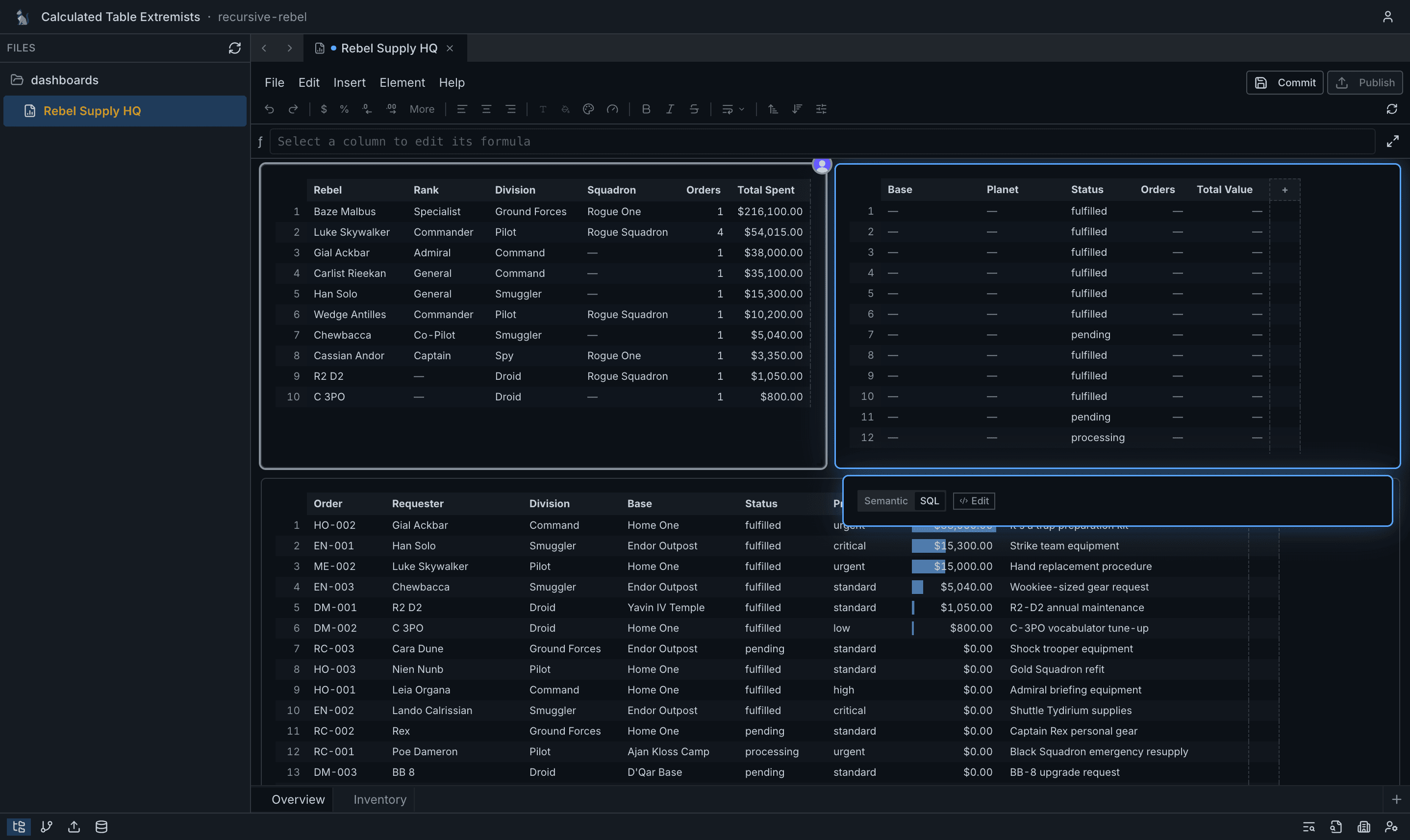Real-time collaboration showing multiple cursors